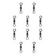 thumbnail image 2 of Eigraketly Paquete de 100 Eslabones Giratorios de Pesca Acero al Carbono Conectores Curricán Negro Talla 12 10piezas, 2 of 4