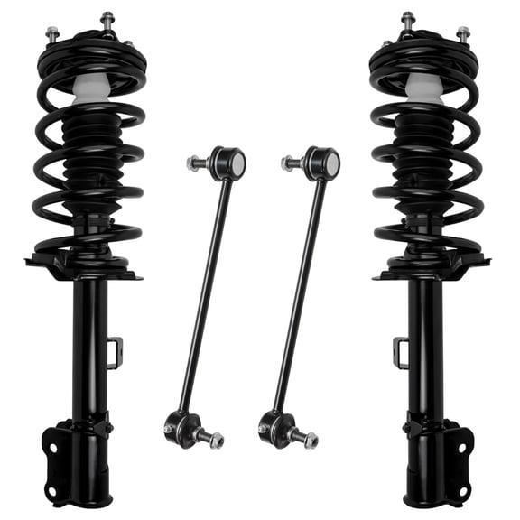 Detroit Axle - Front Coil Spring Struts and Sway Bar Links Replacement for 2005-2012 Ford Escape, 2005-2011 Mazda Tribute/Mercury Mariner