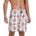 thumbnail image 2 of Sikiie Hello Easter Mens Pajama Shorts, Lightweight Lounge Pant with Pockets Soft Sleep Pj Shorts for MenX-Large, 2 of 6