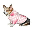 thumbnail image 6 of Bingfone Cute Flamingo With Heart Dog Clothes Hoodie, Pet Winter Coat,Puppy Sweatshirts For Small Dogs Boy Girl,Suitable For All Breeds-Small, 6 of 8