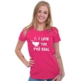 thumbnail image 4 of Love You Pho Real Vietnamese Food Womens Slim Fit Graphic Tee Brisco Brands X, 4 of 5