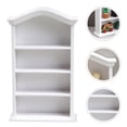 thumbnail image 4 of OGITUDE Miniature Shelf Mini Bookshelf Doll House Wooden Furniture Bookcase Model, 4 of 6