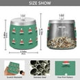 thumbnail image 2 of Yayeee Ashtray with Lid for Cigarette Smokeless Stainless Steel Home Ash Holder, Christmas Trees, 2 of 7