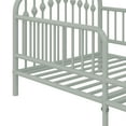 Novogratz Bushwick Metal Toddler Bed, Sage Green