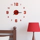 thumbnail image 1 of Reloj de pared digital estéreo sencillo y pequeño con luz, reloj de pared digital con adhesivo para sala de estar y dormitorio, 1 of 3