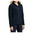 thumbnail image 4 of Womens Value Fleece Polyester Jacket True Navy X-Small, 4 of 6