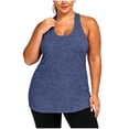 thumbnail image 2 of QSAWXQZ Women's Plus Tank Top Scoop Neck Racerback Sleeveless Stretch Lightweight Shirt 5XL, 2 of 9