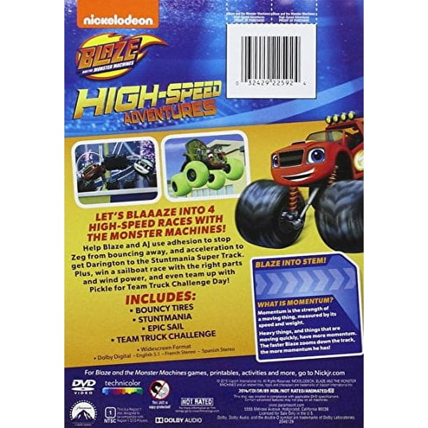 Blaze and the Monster Machines: High-Speed Adventures (DVD
