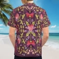 thumbnail image 6 of High Quality Hawaiian Shirts for Men Short Sleeve Aloha Beach Shirt Floral Summer Casual Button Down Shirts Blouses SSQZTV, 6 of 7
