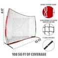 thumbnail image 3 of PowerNet Portable Barrier Net 12 ft x 9 ft | Safety Protective Screen, 3 of 6
