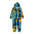 thumbnail image 2 of CLOISE Family of 4 Halloween Pajamas Pumpkins Ghost One-Piece Sleepwear Toddler 4T Little Boys Hooded Full-zip Pajamas Comfortable Long Sleeve Jumpsuit Funny Halloween Clothes Multicolor, 2 of 5