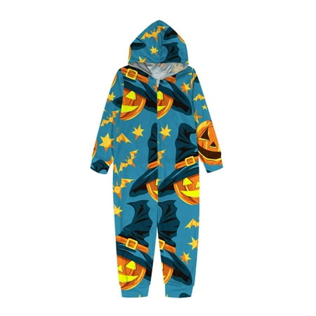 

Abomasnow Matching Family Hooded Pajamas Sets Skeleton in Dark Jumpsuit Halloween One-Piece Zipper PJS Family Jammies on Clearance