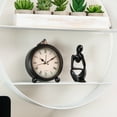 thumbnail image 5 of Mind Reader Circular Floating Shelves, Wall Decor, Accent Shelf, Metal, 18"L x 4"W x 18"H, White, 5 of 5