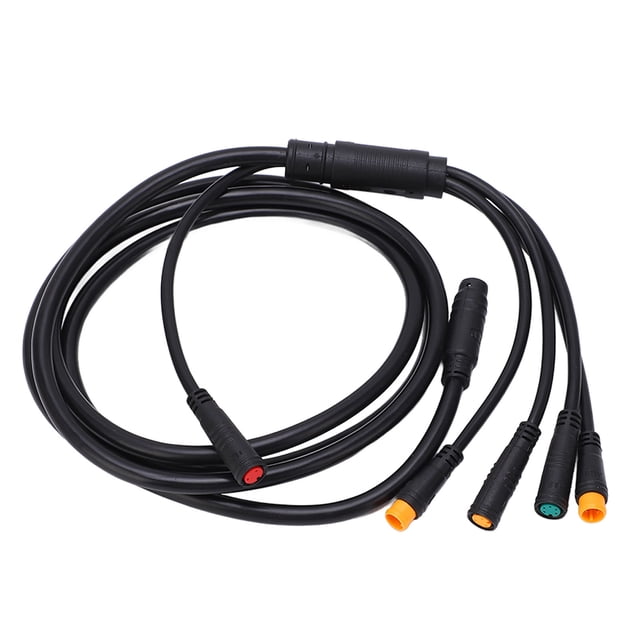 Cable de Bicicleta Eléctrica de 1 A 5, Tenacidad del Cable de Batería de Litio de Caucho Plásstico para Bicicleta Eléctrica