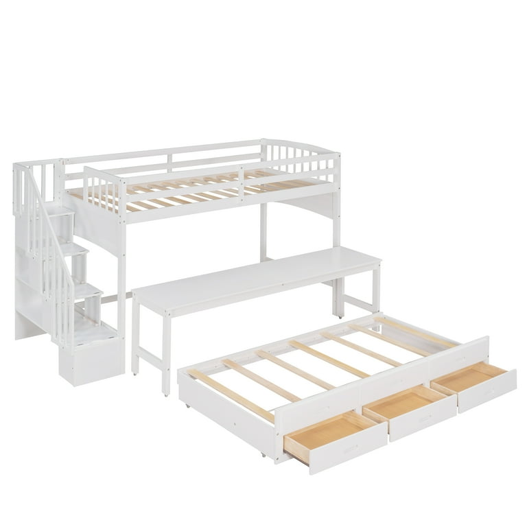 Abby twin over best sale twin bunk bed