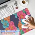 thumbnail image 4 of Long Mouse Pads for Desk,Pioneer Flower Floral Print Pattern Desk Mats on Top Of Desks, Desk Mouse Pad Extra Large with 3mm Non-Slip Base and Stitched Edge for Gaming,Office,Work,Home 31.5"x15.7", 4 of 6