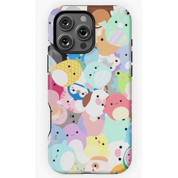 Chaotic Squish Toys Art Phone Case for iPhone 16 15 14 13 12 11 Pro Max