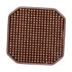 thumbnail image 3 of Funda de asiento de verano con masaje y cojín refrescante, asiento robusto de cuentas de madera cuadradas. Café, 3 of 8
