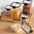 thumbnail image 3 of Contenedor De Almacenamiento De Alimentos Refrigerador De Cocina De Plástico Caja De Fideos Almacenamiento Multigrano Latas Selladas Transparentes Advancent HA027153-01, 3 of 7