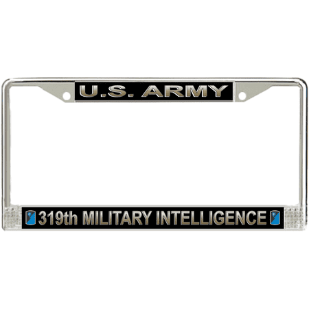U.S. Army 319th Intelligence Brigade License Plate Frame