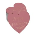 thumbnail image 1 of Inkdotpot Rose Gold Foil Paper Hang Tags Happy Birthday Favor Tags 50 Pieces, 1 of 1