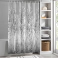 thumbnail image 3 of Gray Tree Plant Fabric Shower Curtain Forest Oil Painting Washable Shower Curtains for Bathroom, Waterproof Bath Curtain with Hooks Home Decor 72x72in, 3 of 8