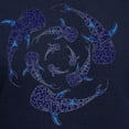 thumbnail image 3 of CafePress - Whale Sahrk Blue Spiral Hoodie (Dark) - Pullover Hoodie, Classic, Comfortable Hooded Sweatshirt, 3 of 4
