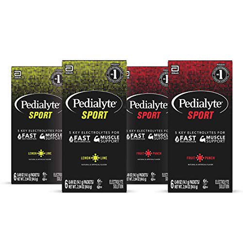 Pedialyte Sport Electrolyte Powder, Fast Hydration with 5 Key