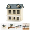 thumbnail image 3 of Maison Miniature Modèle Petite Maison en Bois Maison Décorative Modèle Maison Adorable Mini Maison, 3 of 9