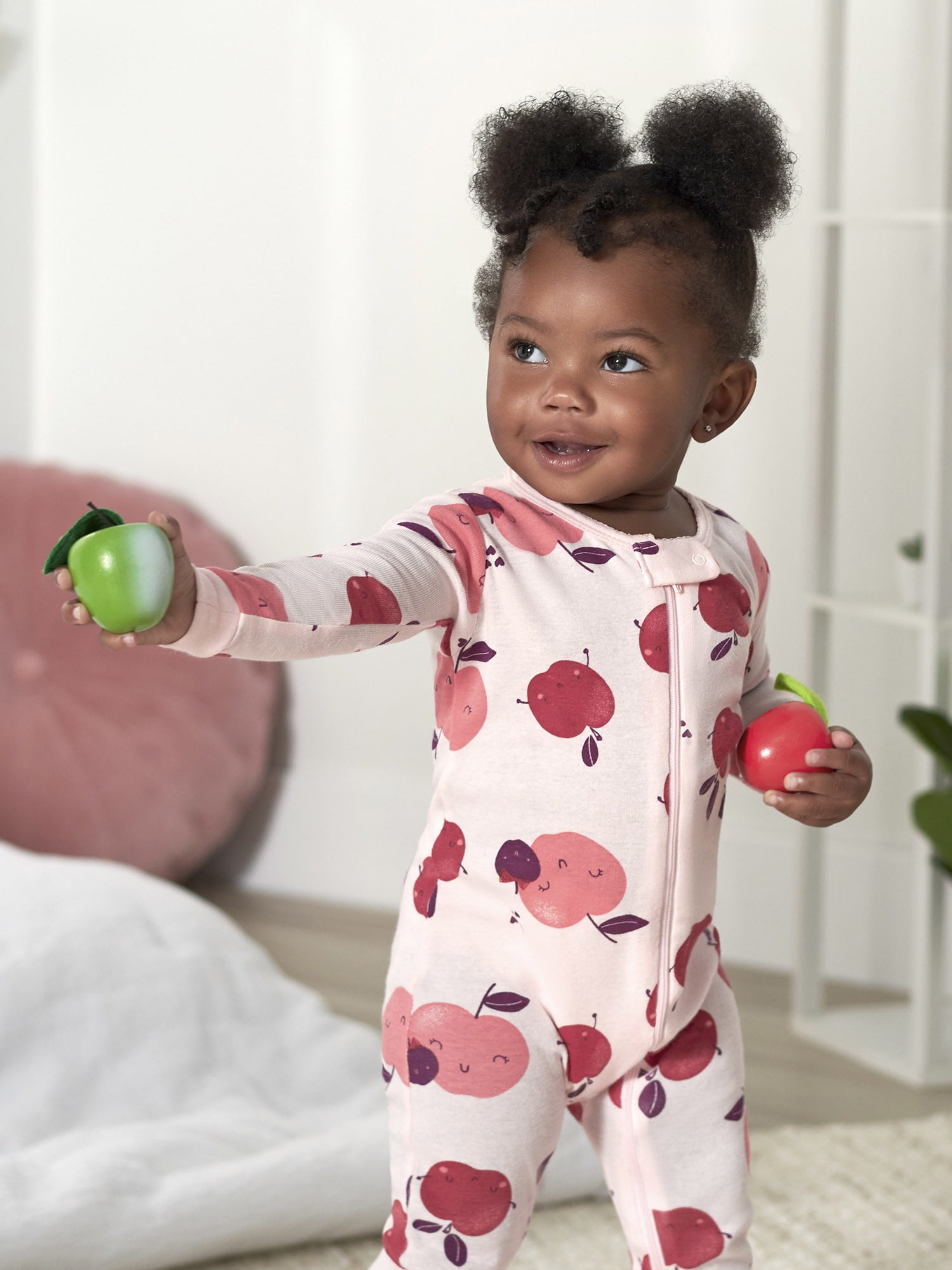 Gerber Baby & Toddler Neutral Snug Fit Footed Cotton Pajamas, 4-Pack, Sizes 0/3 Months-5T