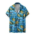 thumbnail image 2 of Stamzod Men's Hawaiian Floral Shirts Button Down Plus Size Tropical Holiday Beach Shirts Short Sleeve Causal Boho Shirt Top, 2 of 5