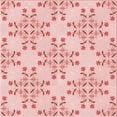 thumbnail image 1 of Ahgly Company Machine Washable Indoor Square Transitional Light Rose Pink Area Rugs, 7' Square, 1 of 7