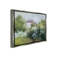 thumbnail image 4 of Stupell Industries Garden Cottage Villa Landscape Painting Gray Floater Framed Canvas Art Print Wall Art, 21 x 17, 4 of 10