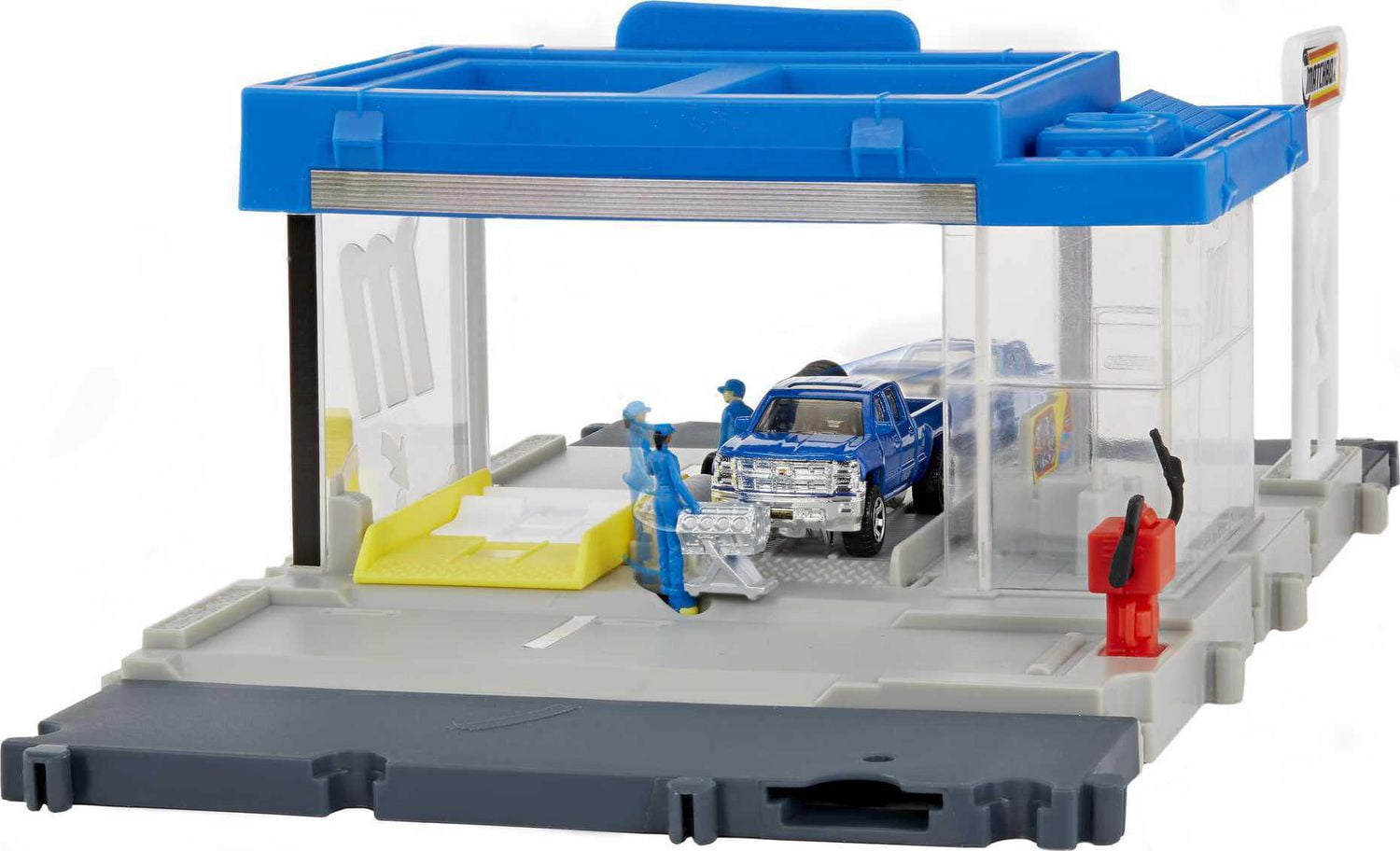 Matchbox Action Drivers Matchbox Auto Shop Playset with 1 Toy Car