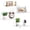 Clear, variant on 9 Inch Acrylic Floating Shelf, No Drill Adhesive Wall Shelf Set of 4 for Storage, Floating Shelves Damage-Free Expand Wall Space for Living Room, Office, Gaming Room, Bathroom