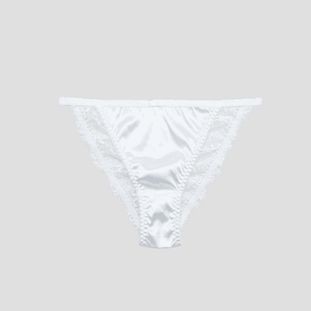 Fulorrnie Underwear for Women Comfort Cheeky High Waisted Breathable Panties Cute Elastic Waist Ventilated Stretchable Panty  White  S