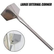 YiJuHui 1pcs Stainless Steel Corner Applicator - Professional Silicate Mud Tool with Ergonomic Handle for Wall Repair, Drywall Finishing & Paint Smoothing