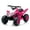 Pink, variant on 12 Volt 1 Seater All-Terrain Electric Ride On ATV Car Vehicles With Music Player, LED Headlight, Birthday Gift For Ages 3-6, Blue