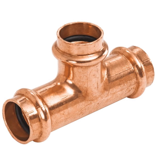 Sistema de prensa Nibco Reducing Tee de 3/4 pulgadas Presiona X 3/4 pulgadas. D