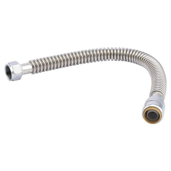 Sharkbite-Cash ACME 212880 0.75 in. FIP x 19 in. Corrugated Stainless Steel Water Heater Connector
