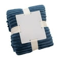 thumbnail image 2 of Soft Thick Fleece Blanket | 100x150cm Blue Polyester Throw | Plush Nap & Sofa Blanket for Beds, Couches & Lounging | Ultra Cozy & Warm for Winter Use, 2 of 6