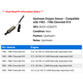 thumbnail image 2 of Upstream Oxygen Sensor - Compatible with 1983 - 1986 Chevy K10 1984 1985, 2 of 2