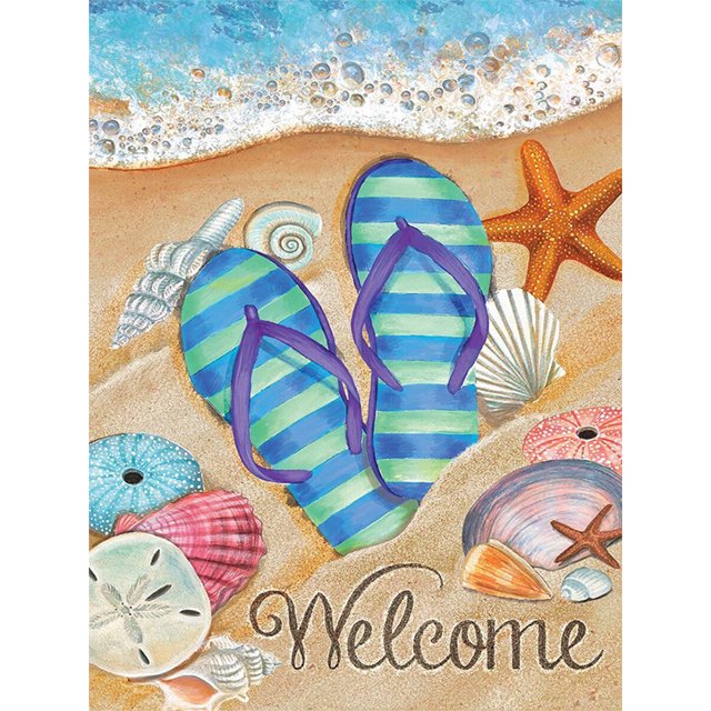 Cuadros Decorativos Diamond Painting Seaside Full Round Drill Rhinestone Picture Kit (LD659) DQrwqpou Nuevos Originales