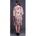 thumbnail image 4 of Bimba Caftan Court Aquarelle Robe Midi Plage Maillot de Bain par-Dessus WomensKaftan-4X-5X, 4 of 5