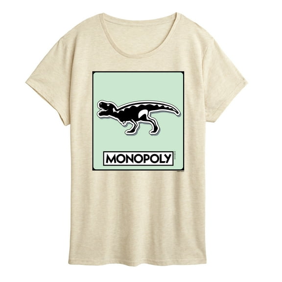 Monopoly - Trex Game Token - Women's Short Sleeve Graphic T-Shirt