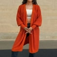 thumbnail image 4 of ZHYou Oversized Knit Cardigans for Women Thick Long Sleeve Loose Long Sweaters with Pockets, 4 of 5