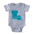 thumbnail image 1 of CafePress - 3 Louisiana - Cute Infant Baby Football Bodysuit, 1 of 1