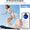 thumbnail image 6 of MJSHUN Fitness Tracker Wristband, Smart Bracelet for Men Women, 24/7 Health Monitoring & Sleep Tracker with Stress, SpO2, HbA1c, GPS running tracking,40 Days Battery,170 Sports Modes,Sub-Free 2 Bands, 6 of 10