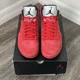 thumbnail image 5 of Ni - ke Size 8.5 - Air Jordan 5 Retro Red Suede 136027-602 (2017), 5 of 5