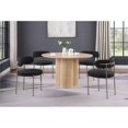 thumbnail image 2 of Pemberly Row Light Brown Oak Wood Pedestal Dining Table (Seats 4), 2 of 2